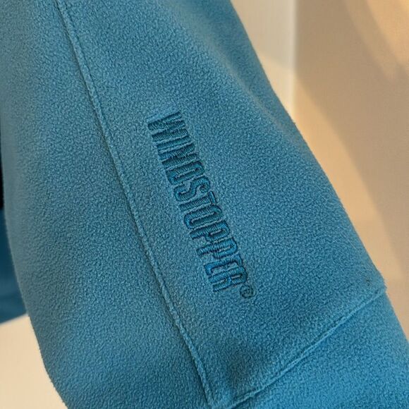 Marmot Women’s Fleece Full Zip Windstopper wind breaker jacket coat blue warm XL - Picture 5 of 12